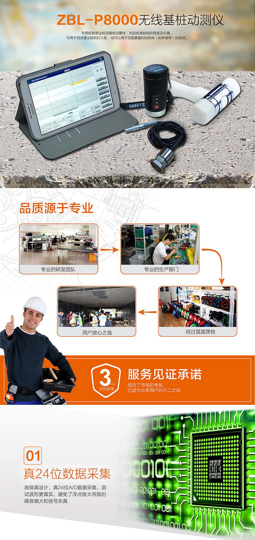 ZBL-P8000無線基樁動測儀1 ZBL-P8000無線基樁動測儀1